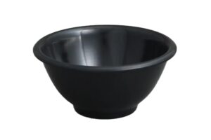 קערה מאסיבית 20 ס"מ מלמין שחור***201008b