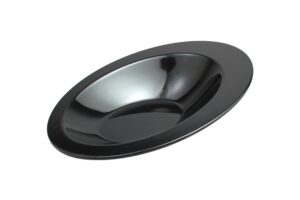 קערה משופעת יסמין 34X23.7X8 מלמין שחור***221714b