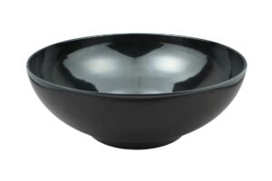 קערה נמוכה 36 מלמין שחור***214914b