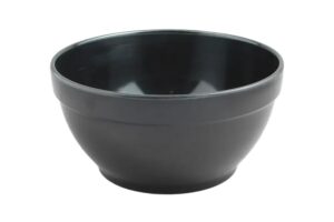 קערה נערמת 20.3 ס"מ מלמין שחור***201508b