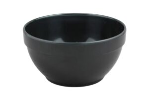 קערה נערמת 16 ס"מ מלמין שחור***201507b