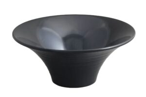 קערת ספירל 28 ס"מ מלמין שחור***200611b