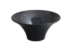 קערת ספירל 20.5 ס"מ מלמין שחור***200608b