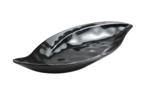 קערת הגשה עלה 50 ס"מ כנרת שחור***207020b