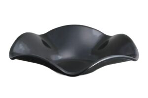 קערת פרח 39 מלמין שחור***200815b