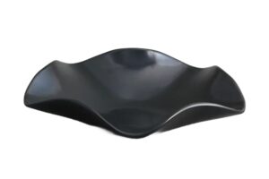 קערת פרח 32 מלמין שחור***200812b