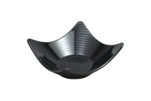 קערת רוז 15.2X15.2X6.7 מלמין שחור***221906b