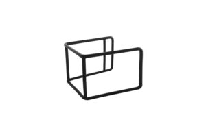 סטנד מצופה בלט גובה 9 ס"מ שחור***902735b