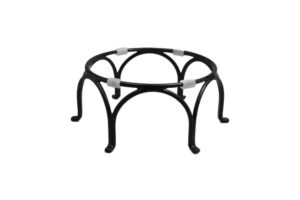 סטנד עגול 6 רגליים 10X21 שחור***920304b