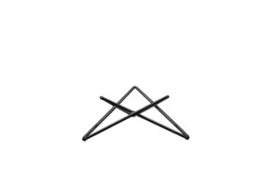 סטנד כוכב מצופה נמוך ג. 10.4 ס"מ שחור***920704b