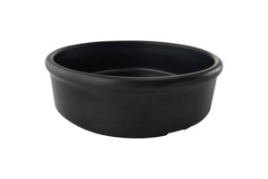 קערית עגולה 10 ס"מ שחורה מלמין***520504b