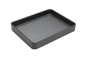 פלטה מלבנית 26X20.5 זן שחור***408710b