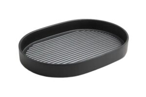 פלטה אובלית 32X28.8X4.2 זן שחור***408913b