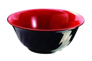 קערה וולס 16 מלמין אדום/שחור***202406rb