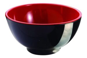 קערת אורז טריסור 10 מלמין אדום/שחור***203504rb