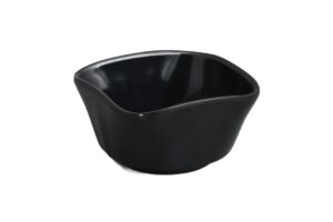 קערית ריבועית 5*9*9 מלמין שחור***211205b