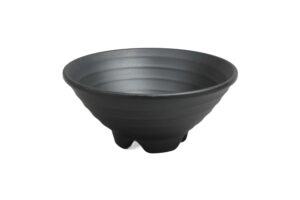 קערה קונית זן וינד 17.8X8.7 מלמין שחור***217307b