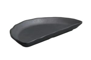 סהרון 12.5 דמוי אבן זן מלמין שחור***515010b