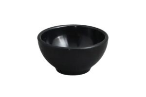 לפתניה 9 ס"מ מסיבי מלמין שחור***214904b