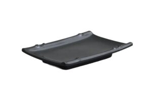 צלחת במבוק לסושי 11.5X17 מלמין שחור***123607b