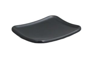 צלוחית מרובעת 17X14 ס"מ מלמין שחור***103107b