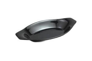 רביירה לוטוס 20.3X11.6X3 מלמין שחור***115708b