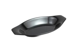 רביירה לוטוס 25.3X14.4X4 מלמין שחור***115710b