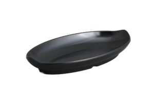 רביירה אובלית 21.5 מלמין שחור***104308b