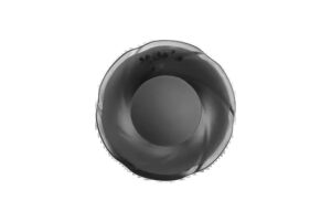 צלחת פאטאיה עמוקה 27.7X4.3 ס"מ סקורה מלמין שחור***126211b