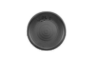 צלחת פוקט 17.7 ס"מ סקורה מלמין שחור***126307b