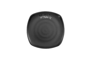 צלחת ריבועית נאגו 27.8 ס"מ סקורה מלמין שחור***528011b