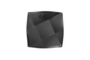 צלחת יהלום 20.2 ס"מ סקורה מלמין שחור***529108b