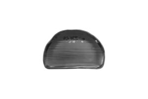 צלוחית ירח 16.3X10.3 ס"מ סקורה מלמין שחור***526406b