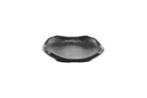 צלוחית ריבועית נאגו 17.5 ס"מ סקורה מלמין שחור***527607b