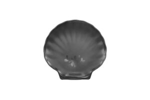 צדף 16.8*16.1*2.9 ס"מ סקורה מלמין שחור***528865b