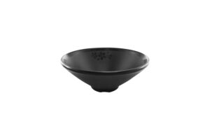 קערה טיינג'ין 21.5X8.9 ס"מ סקורה מלמין שחור***216485b