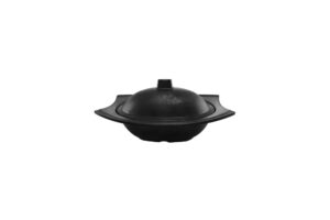 מרקיה עם מכסה סקורה 19.5 ס"מ סקורה מלמין שחור***529208b