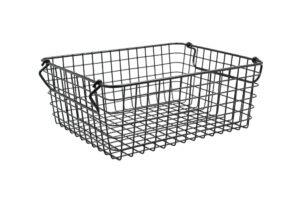 סלסלת רשת מברזל 1/2 ג. 12 ס"מ שחור***960205b