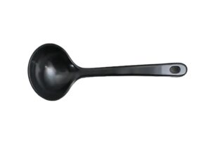 מצקת קטנה 6.5X17.5 מלמין שחור***511407b