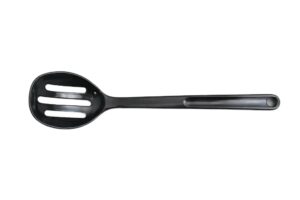 כף חלוקה מחורצת מלמין שחור***502212b