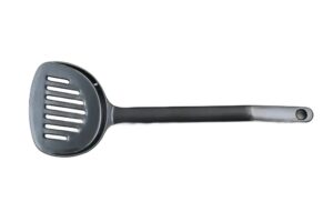 כף טיגון מחורץ רחב מלמין שחור***509913b