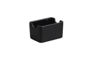 כלי לשקיות סוכר מלמין שחור***500704b