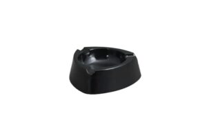 מאפרה משולשת 105 מלמין שחור***503505b