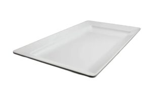 צלחת הגשה מלבנית 56X32.5 לבן מלמין***100122