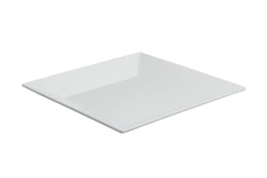 פלטת הגשה ריבועית 31 לבן מלמין***100412