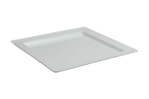 פלטה ריבועית 37.5 ס"מ מלמין לבן***101715