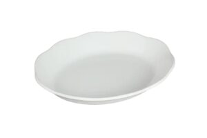 פלטה הגשה אובלית פסיפיק 32.5*26.5 לבן מלמין***132512