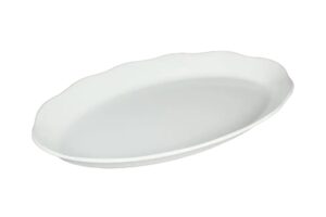 פלטה הגשה אובלית פסיפיק 53*32.5 לבן מלמין***132511