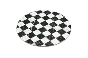 פלטה עגולה 33 ס"מ מוגבהת דמקה מלמין***416813pw12