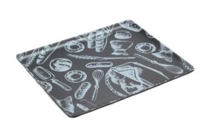 מגש 1/2 גובה 1.8 בייקר שחור ציורים***407812b17